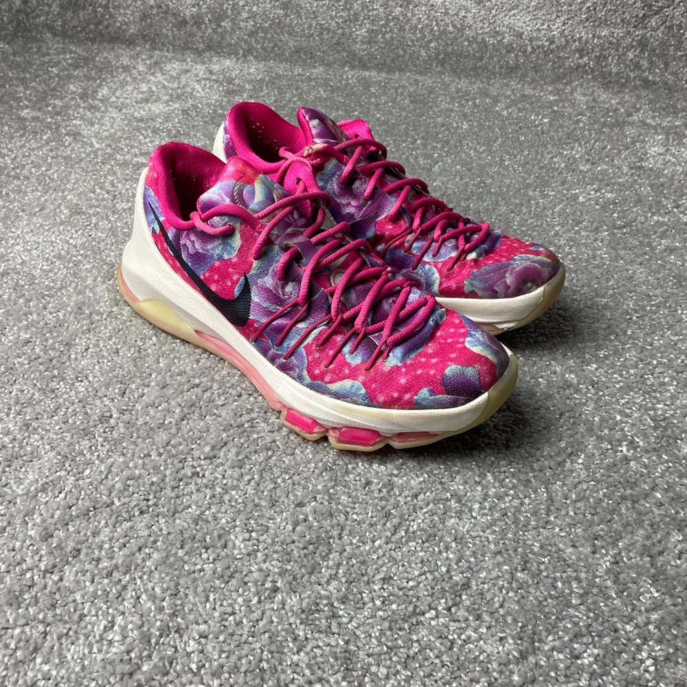 Nike KD 8 aunt pearl basketball shoes pink/white size 7